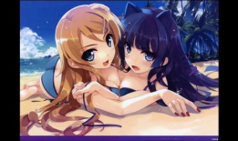 动漫美女穿泳衣,动漫美女魅力四射